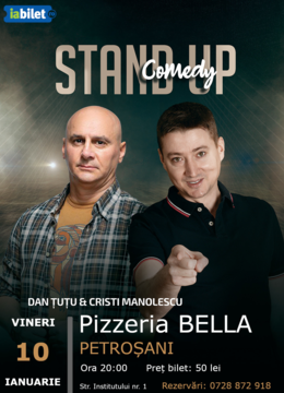 Petrosani: Stand-up Comedy - Dan Tutu si Cristi Manolescu