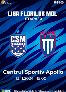 Liga Florilor MOL, Etapa 10: CSM București vs CS Minaur Baia Mare