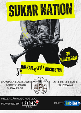 Suceava: Sukar Nation - Concert Balkanic Punk