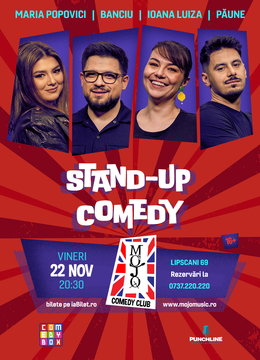 Mojo: Stand-up Comedy cu Maria Popovici, Ioana Luiza, Bogzi și Bodonea