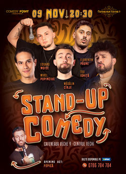 Comedy Point: Stand-up Comedy cu Drăcea, Mirel Popinciuc, Cîrje, Păune și Eduard Moise”