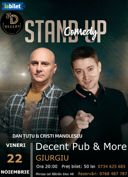 Giurgiu:  Stand-up Comedy - Dan Tutu si Cristi Manolescu