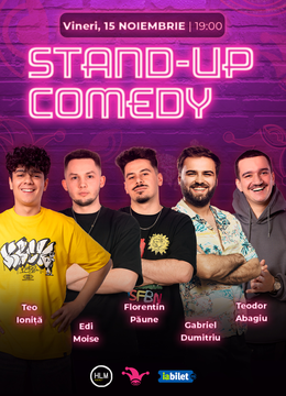 The Fool: Stand-up comedy cu Teo Ioniță, Edi Moise, Florentin Păune, Gabriel Dumitriu și Teodor Abagiu