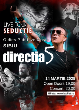 Sibiu: Direcția 5 - Senzitiv Live Tour 2024