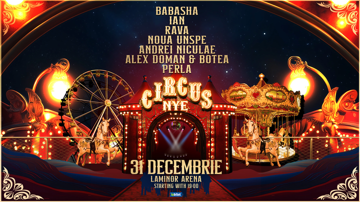 REVELION CIRCUS NYE 2025 || Laminor Arena || A LOT of artists: Babasha, Ian, Rava, Noua Unspe and many more