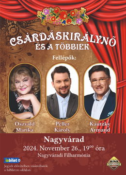 Oradea: Operett Gálaest a Budapesti Operesszínház előadóival, Seara de Opereta de la Opera din Budapesta