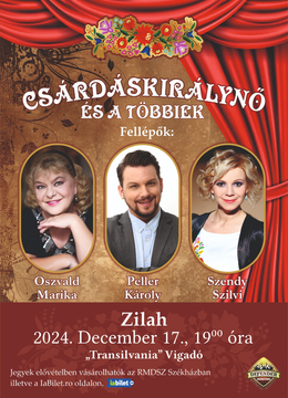 Zalău: Operett Gálaest a Budapesti Operesszínház előadóival, Seara de Opereta de la Opera din Budapesta.