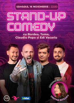 The Fool: Stand-up comedy  cu  Bordea, Toma, Claudiu Popa și Edi Vacariu