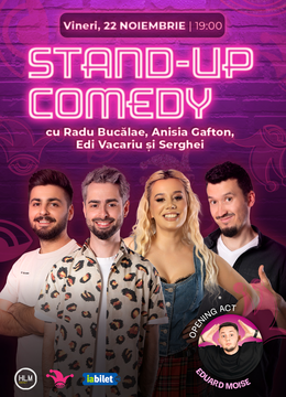 The Fool:  Stand-up comedy cu Radu Bucălae, Anisia Gafton, Serghei și Edi Vacariu