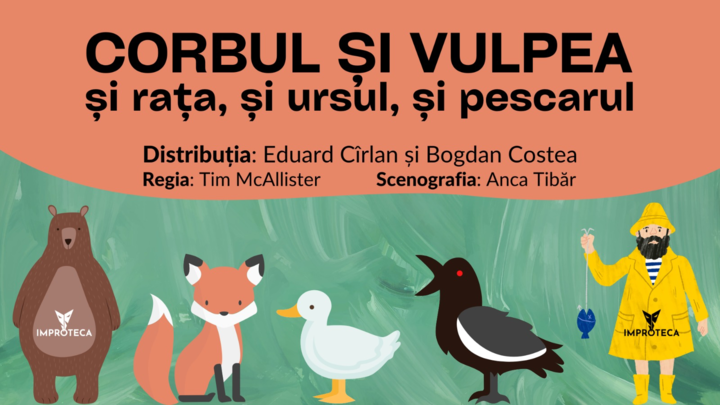 Corbul și vulpea - teatru pentru copii