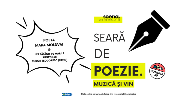 Timișoara: Seară de poezie la SCENA – invitată Mara Moldvai