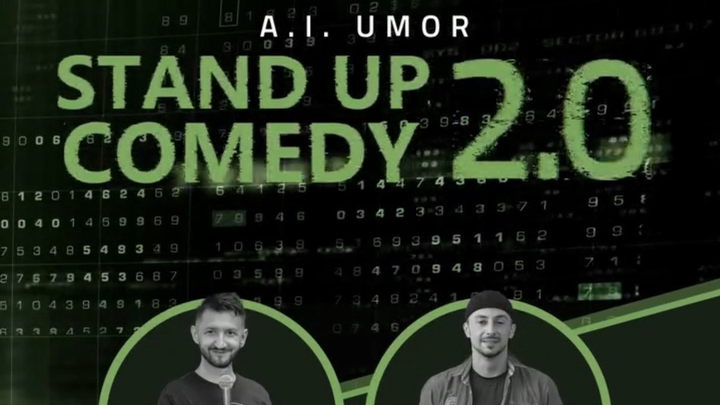 Comuna 1 Decembrie: Stand-up Comedy 2.0 A.I. Umor cu George Țintă și Paul Mirea