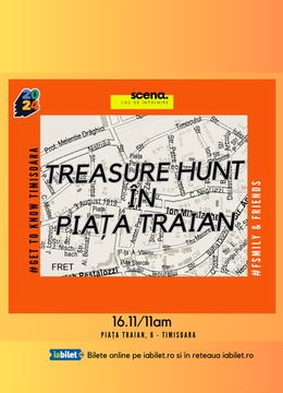 Timișoara: Treasure hunt pentru familii în Piața Traian