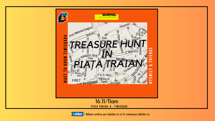 Timișoara: Treasure hunt pentru familii în Piața Traian