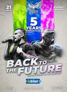 Timisoara: Back to the Future | 5 years anniversary ▼ Sesiunea de noapte