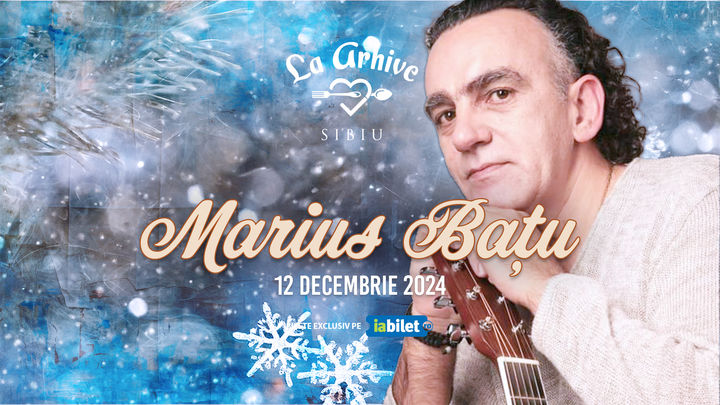 Sibiu: Concert Marius Batu la Arhive