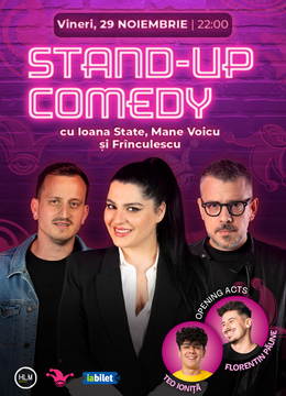 The Fool:  Stand-up comedy cu Ioana State, Mane Voicu și Frînculescu