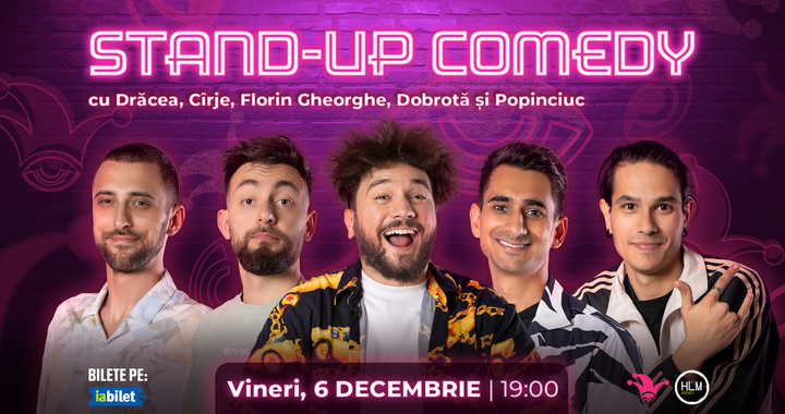 The Fool: Stand-up comedy cu Drăcea, Cîrje, Florin Gheorghe, Dobrotă și Popinciuc