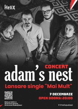 Iasi:  Concert Adam's Nest // Lansare single "Mai Mult"