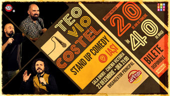 Iasi: Teo, Vio și Costel - 20 de ani de comedie în 40 de orașe | Stand Up Comedy Show 2