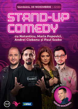 The Fool:  Stand-up comedy cu Natanticu, Maria Popovici, Andrei Ciobanu și Paul Szabo