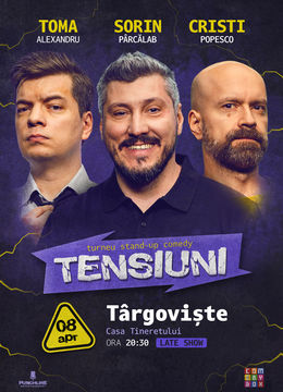 Târgoviște | Stand-up Comedy cu Sorin Pârcălab, Toma și Cristi Popesco