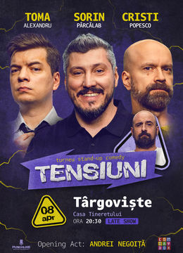 Târgoviște | Stand-up Comedy cu Sorin Pârcălab, Toma și Cristi Popesco