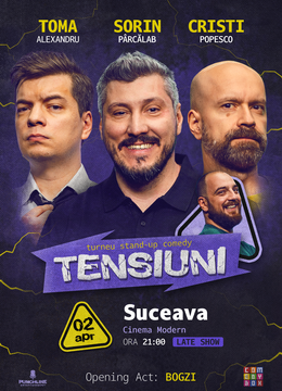 Suceava | Stand-up Comedy cu Sorin Pârcălab, Toma și Cristi Popesco