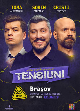 Brașov | Stand-up Comedy cu Sorin Pârcălab, Toma și Cristi Popesco