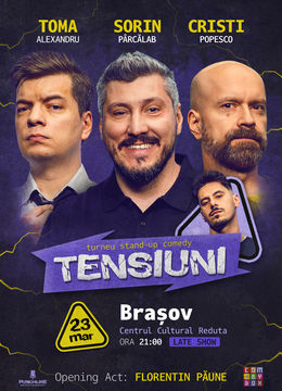 Brașov | Stand-up Comedy cu Sorin Pârcălab, Toma și Cristi Popesco