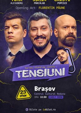 Brașov | Stand-up Comedy cu Sorin Pârcălab, Toma și Cristi Popesco