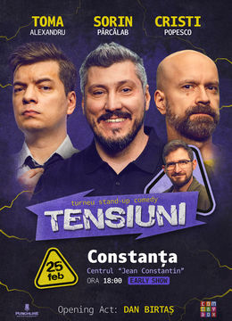 Constanța | Stand-up Comedy cu Sorin Pârcălab, Toma și Cristi Popesco