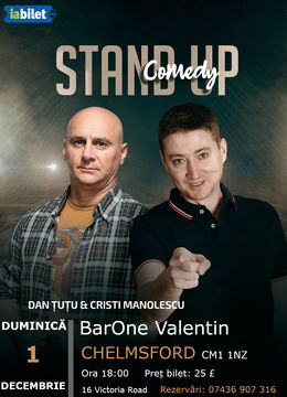 Chelmsford: Stand-up Comedy - Dan Tutu si Cristi Manolescu