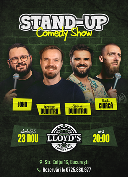 Stand-up Comedy cu Dumitru, Dumitriu, John & Giurca