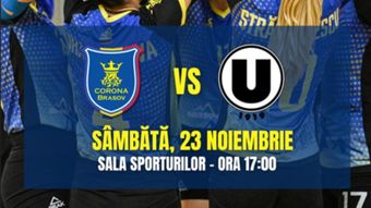 Brasov: Volei feminin CSM Corona Brasov – CS U Cluj