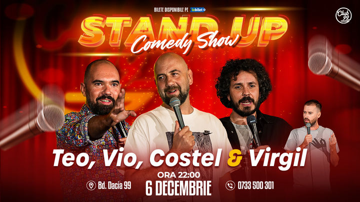 Stand Up Comedy cu Teo, Vio, Costel - Ciulin @Club99