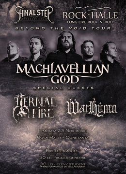 Machiavellian God, Eternal Fire, Warhymn live in Rock Halle (Constanta)