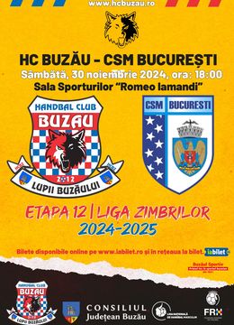 Buzau: HC Buzau vs. CSM Bucuresti