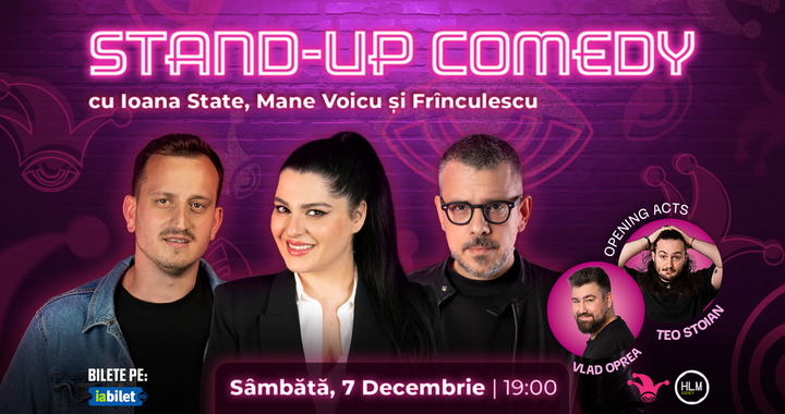 The Fool:  Stand-up comedy cu Ioana State, Mane Voicu și Frînculescu