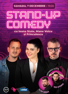 The Fool:  Stand-up comedy cu Ioana State, Mane Voicu și Frînculescu