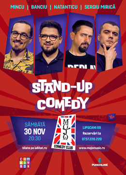 Stand-up Comedy cu Natanticu, Banciu, Sergiu Mirică și Mincu