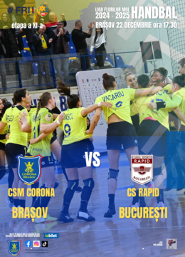 Brasov: Handbal CSM Corona Brasov - CS Rapid