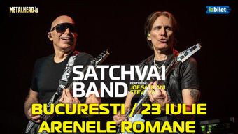 Joe Satriani &amp; Steve Vai &amp; SatchVai Band la Arenele Romane