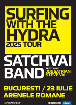 Joe Satriani & Steve Vai & SatchVai Band la Arenele Romane
