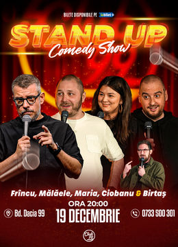 Stand up Comedy cu Frînculescu, Mălăele, Maria Popovici, Andrei Ciobanu - Birtaș la Club 99