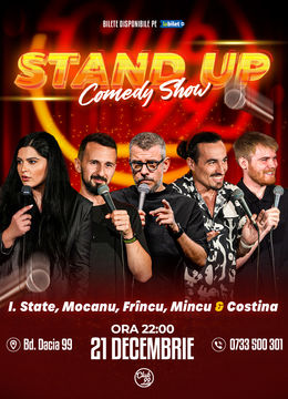 Stand up Comedy cu Ioana State, Mocanu, Frînculescu, Mincu & Tudor Costina Club 99