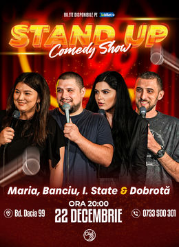 Stand up Comedy cu Maria Popovici, Banciu, Ioana State & Dobrotă Club 99