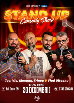 Stand up Comedy cu Teo, Vio, Mocanu, Frînculescu - Vlad Olteanu Club 99