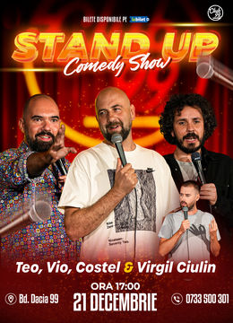 Stand up Comedy cu Teo, Vio, Costel - Virgil Ciulin la Club 99