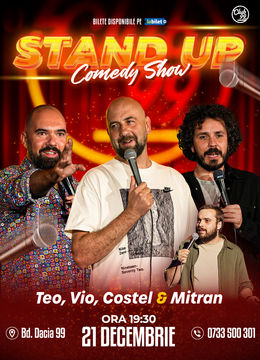 Stand up Comedy cu Teo, Vio, Costel - Mitran la Club 99